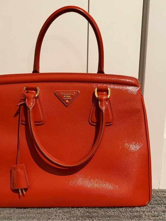 Prada Handbags - PRICE IS FIRM ! Prada Saffiano Lux Double Handle Satchel